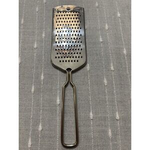 Vintage Retro Foley Handheld Stainless Steel Cheese Grater Zester 8.75" EUC